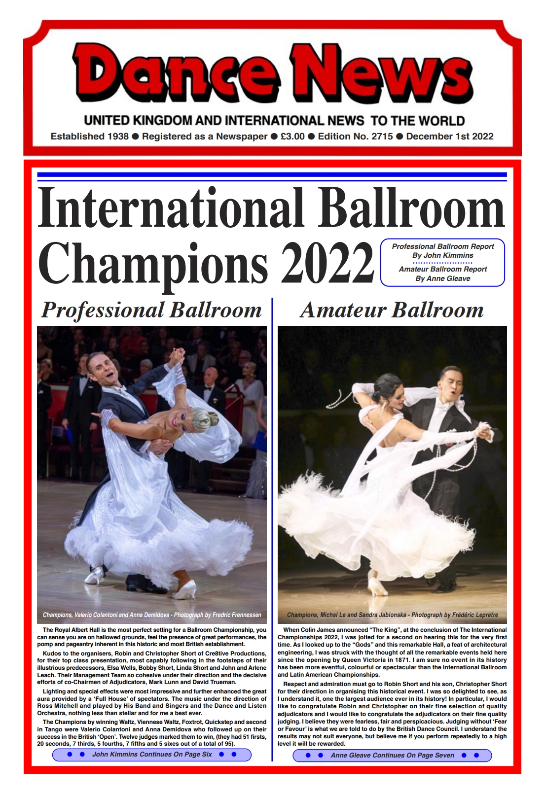 Issue 2715 Front Page